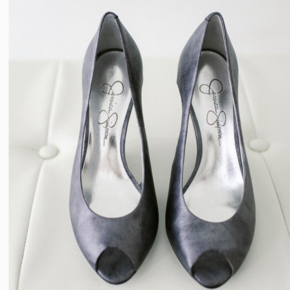 Jessica Simpson Women Perla Wedge Burnt Pewter 7